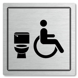 Piktogram WC invalidé